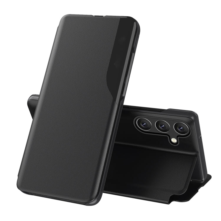 Attraction Flip Holder Leather Phone Case, For Samsung Galaxy S24 Ultra 5G, For Samsung Galaxy S24+ 5G, For Samsung Galaxy S24 5G, For Samsung Galaxy A15