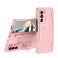 Integrated Folding Hinge Leather Phone Case, No Pen, For Samsung Galaxy Z Fold6, For  Samsung Galaxy Z Fold5 5G