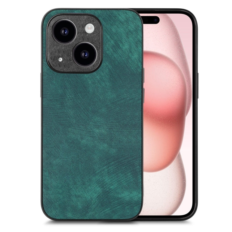 Vintage Leather PC Back Cover Phone Case, For iPhone 16, For iPhone 15 Pro Max, For iPhone 15 Pro, For iPhone 15 Plus