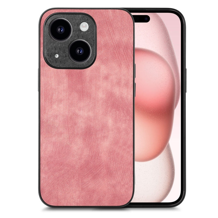 Vintage Leather PC Back Cover Phone Case, For iPhone 16, For iPhone 15 Pro Max, For iPhone 15 Pro, For iPhone 15 Plus