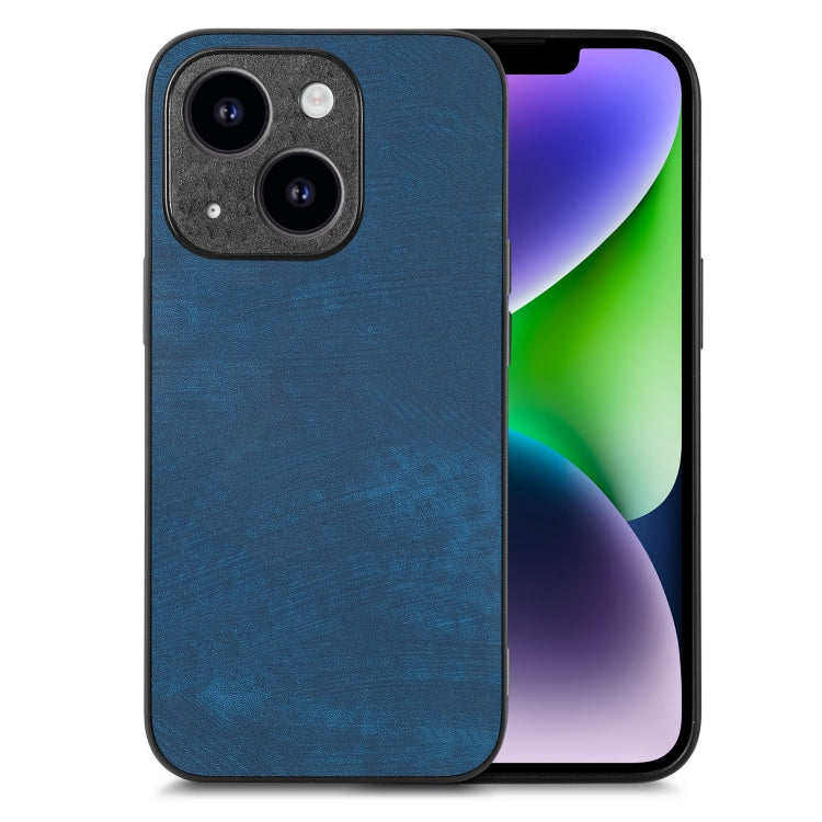 Vintage Leather PC Back Cover Phone Case, For iPhone 15, For iPhone 14 Plus, For iPhone 14, For iPhone 14 Pro