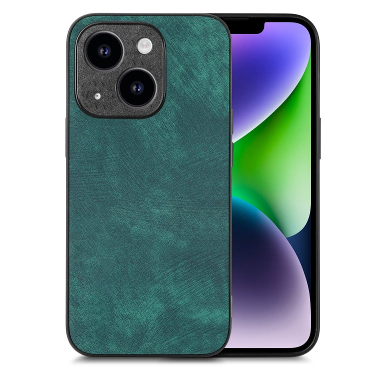 Vintage Leather PC Back Cover Phone Case, For iPhone 15, For iPhone 14 Plus, For iPhone 14, For iPhone 14 Pro