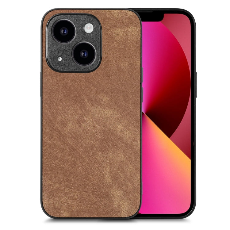 Vintage Leather PC Back Cover Phone Case, For iPhone 13, For iPhone 13 mini, For iPhone 12, For iPhone 12 Pro Max