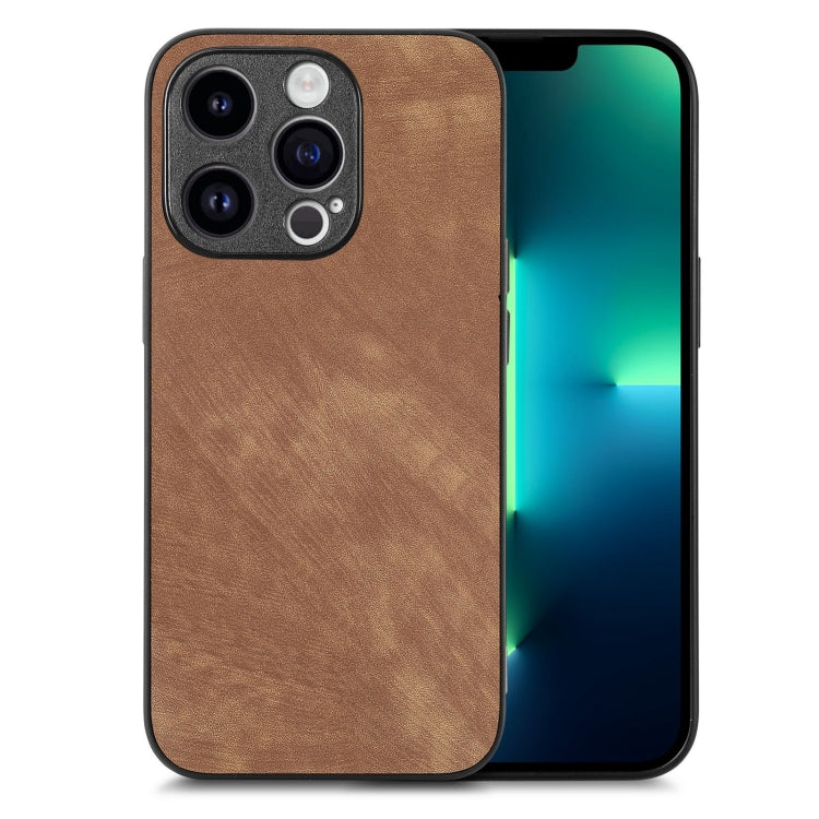 Vintage Leather PC Back Cover Phone Case, For iPhone 14 Pro Max, For iPhone 7 / 8 / SE 2022 / SE 2020, For iPhone 13 Pro Max, For iPhone 13 Pro