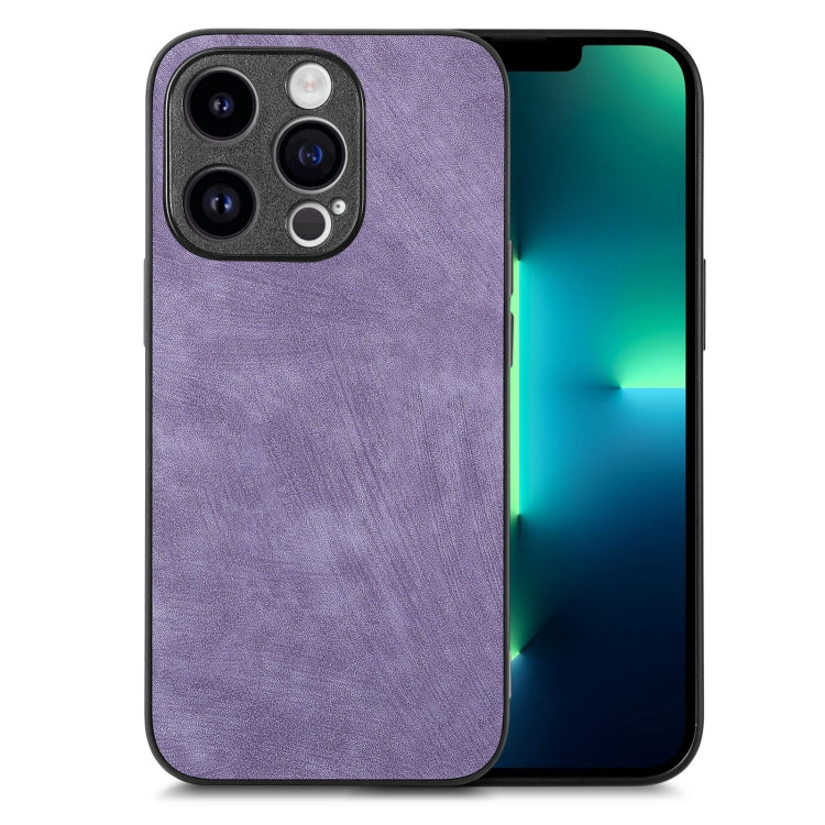 Vintage Leather PC Back Cover Phone Case, For iPhone 14 Pro Max, For iPhone 7 / 8 / SE 2022 / SE 2020, For iPhone 13 Pro Max, For iPhone 13 Pro