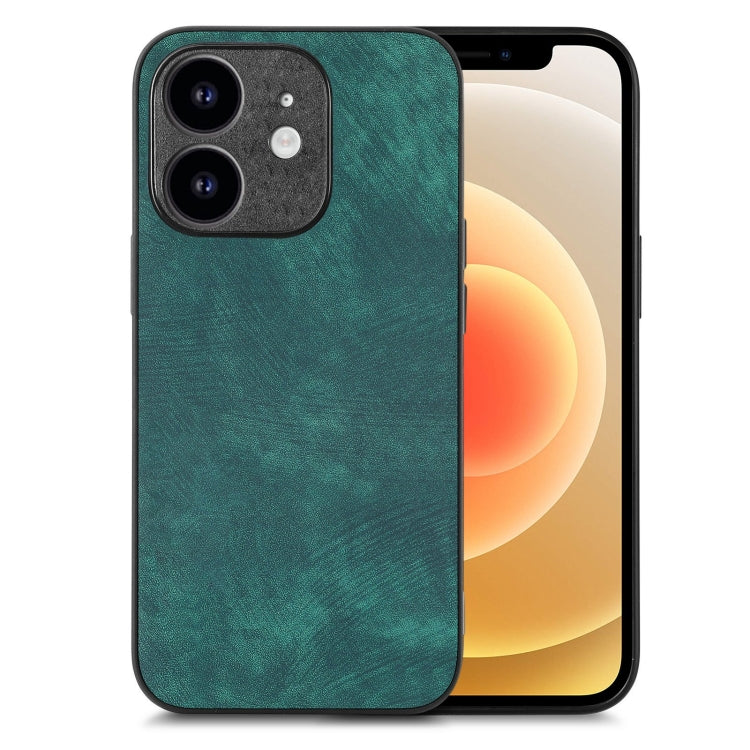 Vintage Leather PC Back Cover Phone Case, For iPhone 13, For iPhone 13 mini, For iPhone 12, For iPhone 12 Pro Max