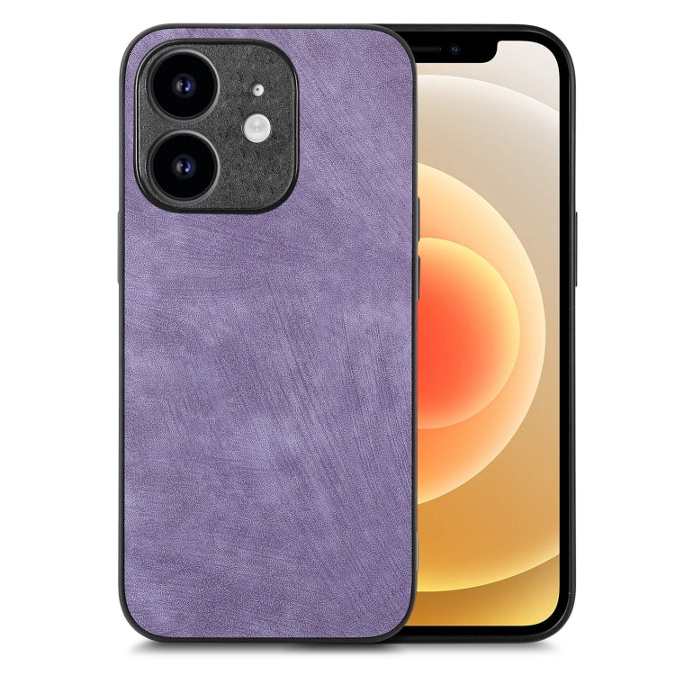 Vintage Leather PC Back Cover Phone Case, For iPhone 13, For iPhone 13 mini, For iPhone 12, For iPhone 12 Pro Max