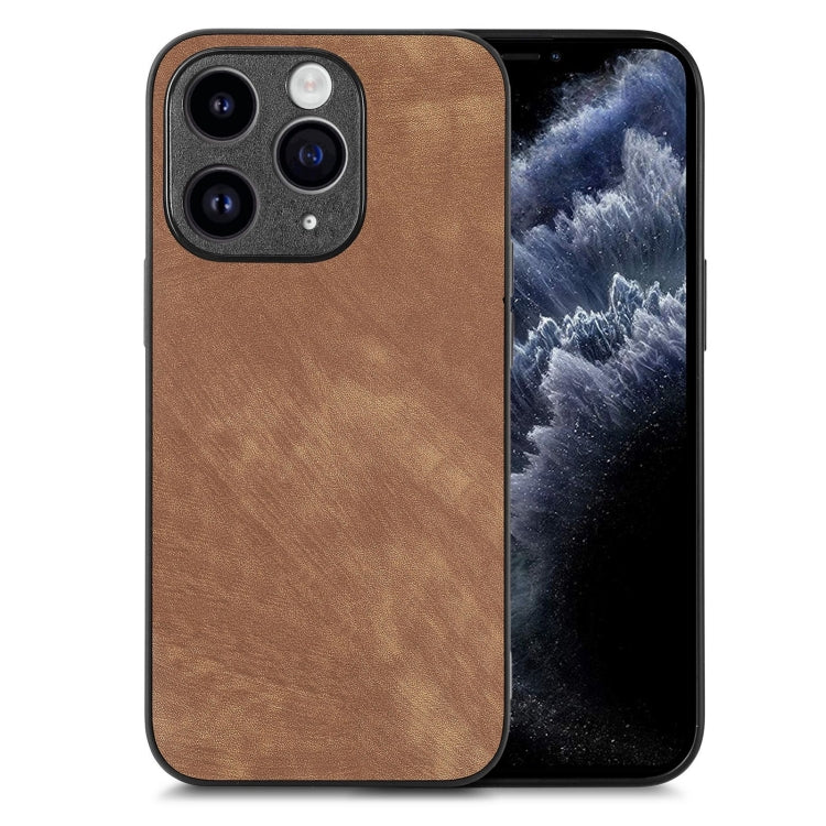 Vintage Leather PC Back Cover Phone Case, For iPhone 11 Pro, For iPhone X / XS, For iPhone XR, For iPhone XS Max