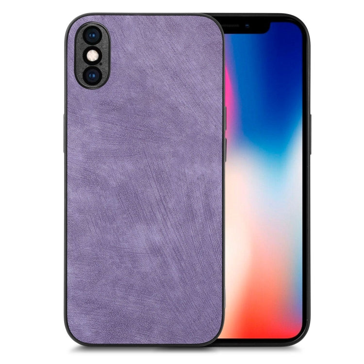 Vintage Leather PC Back Cover Phone Case, For iPhone 11 Pro, For iPhone X / XS, For iPhone XR, For iPhone XS Max
