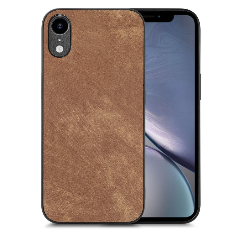 Vintage Leather PC Back Cover Phone Case, For iPhone 11 Pro, For iPhone X / XS, For iPhone XR, For iPhone XS Max