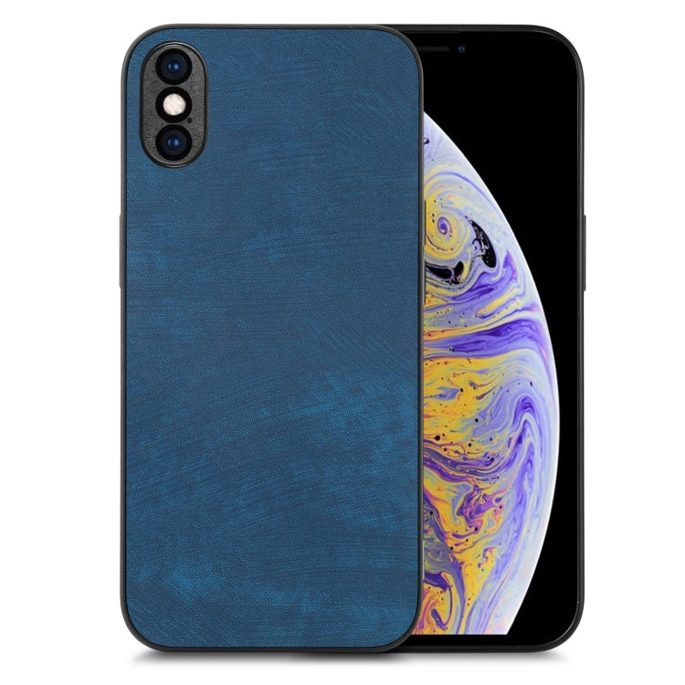 Vintage Leather PC Back Cover Phone Case, For iPhone 11 Pro, For iPhone X / XS, For iPhone XR, For iPhone XS Max