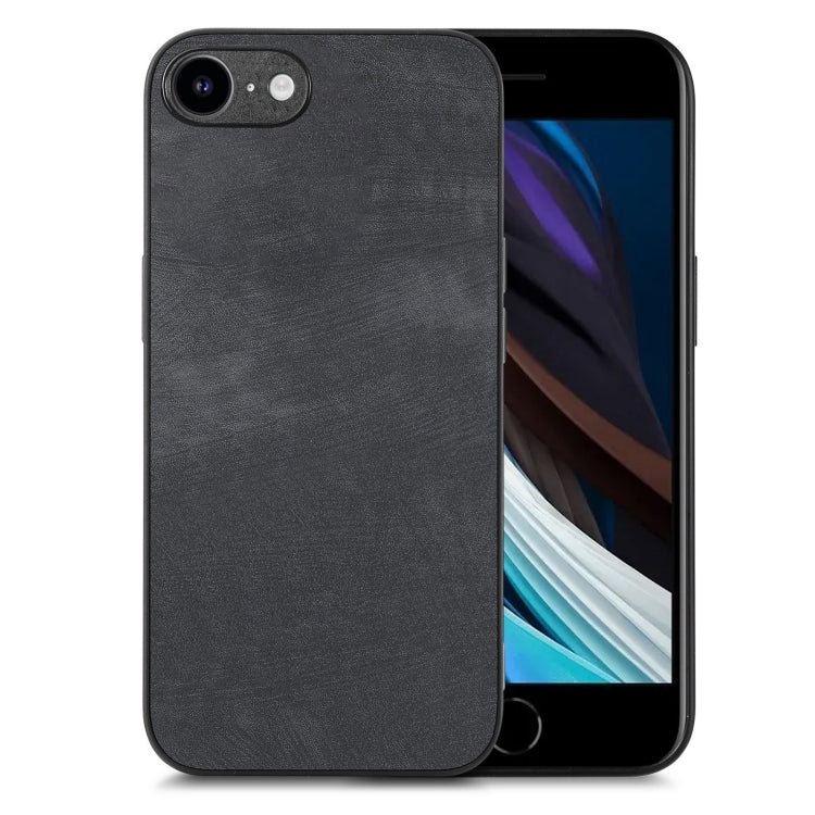 Vintage Leather PC Back Cover Phone Case, For iPhone 14 Pro Max, For iPhone 7 / 8 / SE 2022 / SE 2020, For iPhone 13 Pro Max, For iPhone 13 Pro