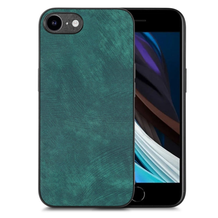 Vintage Leather PC Back Cover Phone Case, For iPhone 14 Pro Max, For iPhone 7 / 8 / SE 2022 / SE 2020, For iPhone 13 Pro Max, For iPhone 13 Pro