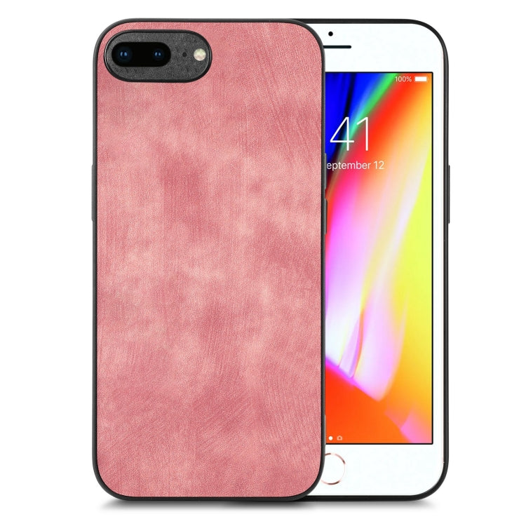 Vintage Leather PC Back Cover Phone Case, For iPhone 7 Plus / 8 Plus, For iPhone 6 Plus / 6s Plus, For iPhone 6 / 6s