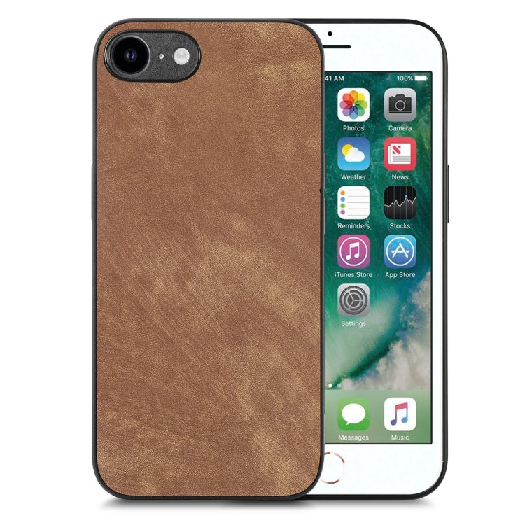 Vintage Leather PC Back Cover Phone Case, For iPhone 7 Plus / 8 Plus, For iPhone 6 Plus / 6s Plus, For iPhone 6 / 6s