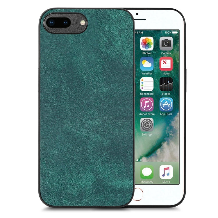 Vintage Leather PC Back Cover Phone Case, For iPhone 7 Plus / 8 Plus, For iPhone 6 Plus / 6s Plus, For iPhone 6 / 6s