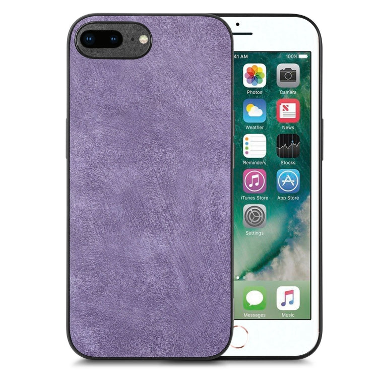 Vintage Leather PC Back Cover Phone Case, For iPhone 7 Plus / 8 Plus, For iPhone 6 Plus / 6s Plus, For iPhone 6 / 6s