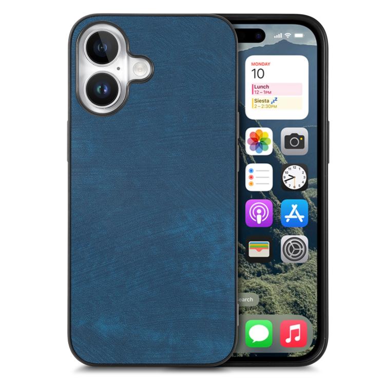 Vintage Leather PC Back Cover Phone Case, For iPhone 17e / 16e, For iPhone 17 Pro Max, For iPhone 17 Pro, For iPhone 17