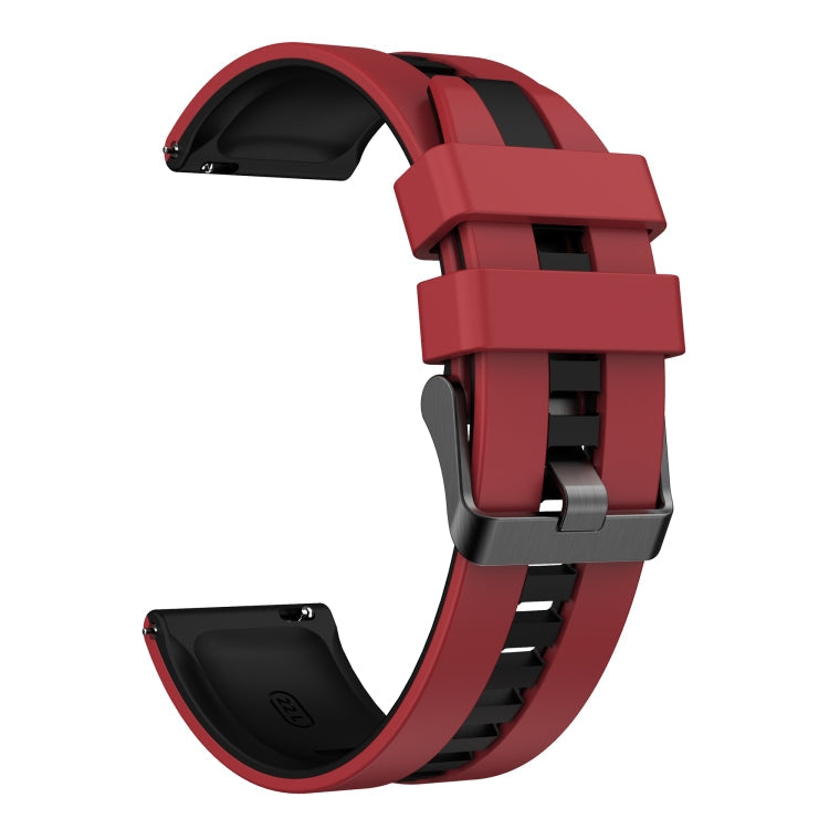 20mm Two-Color Sports Silicone Watch Band, For Amazfit GTS 3