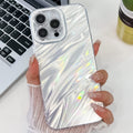 Plating Glitter Texture TPU Phone Case with Lens Film, For iPhone 16 Pro