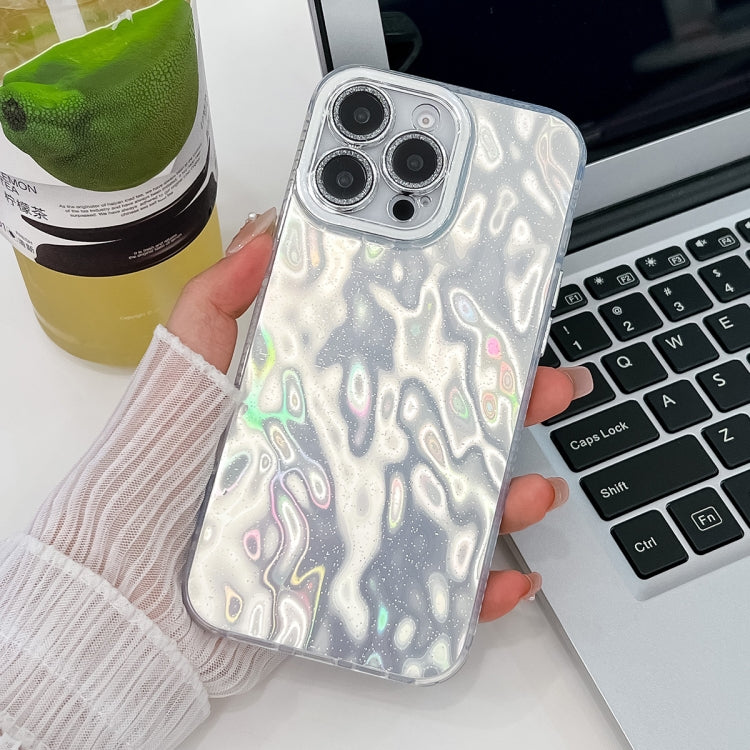 Plating Glitter Texture TPU Phone Case with Lens Film, For iPhone 13 Pro Max