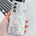 Plating Glitter Texture TPU Phone Case with Lens Film, For Samsung Galaxy S24 FE 5G
