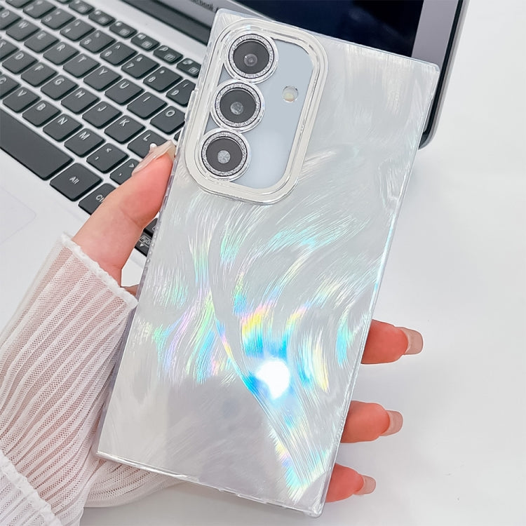Plating Glitter Texture TPU Phone Case with Lens Film, For Samsung Galaxy A15 5G