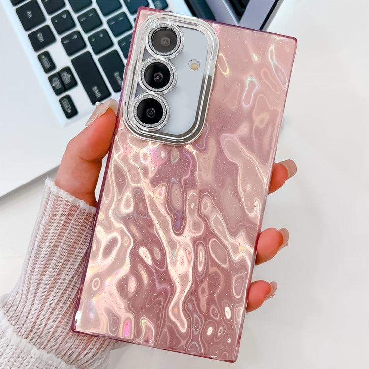 Plating Glitter Texture TPU Phone Case with Lens Film, For Samsung Galaxy A15 5G