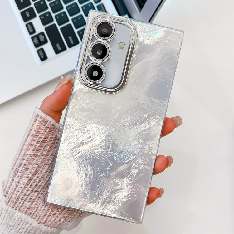 Plating Glitter Texture TPU Phone Case with Lens Film, For Samsung Galaxy A15 5G