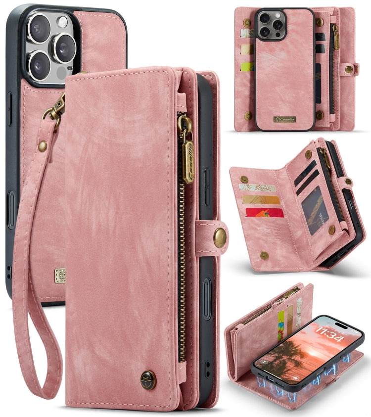 CaseMe 008 Detachable Multifunctional Leather Phone Case, For iPhone Air, For iPhone 16 Pro Max, For iPhone 16 Pro, For iPhone 16 Plus