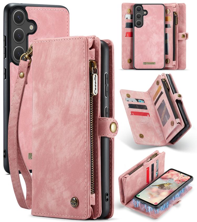 CaseMe 008 Detachable Multifunctional Leather Phone Case, For Samsung Galaxy S25+ 5G, For Samsung Galaxy S25 Ultra 5G, For Samsung Galaxy A16 5G