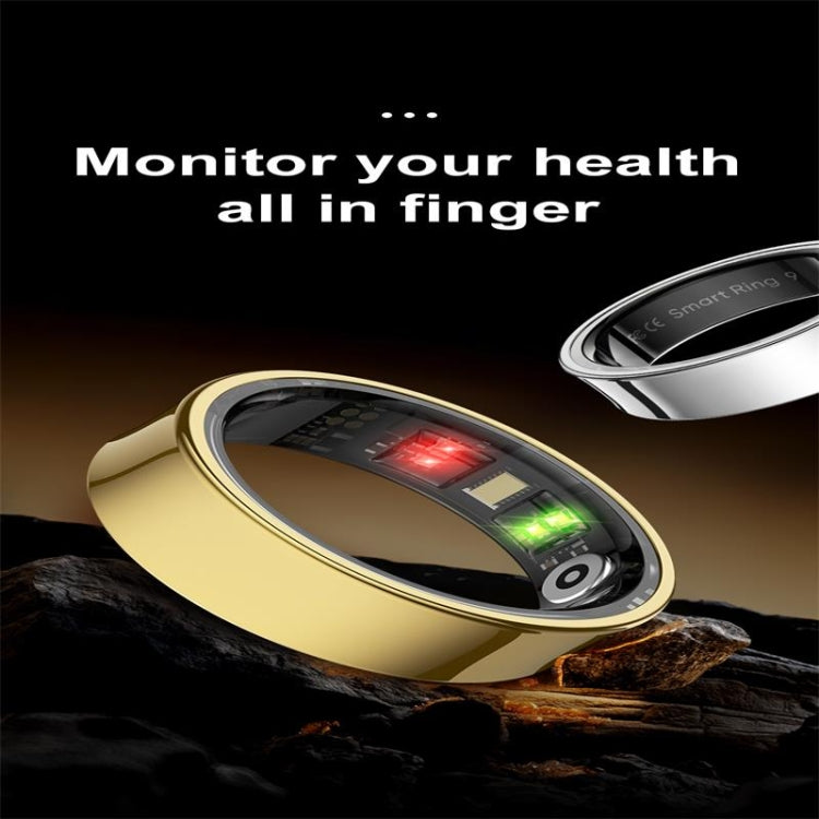 R09 SIZE 12 Smart Ring, Support Heart Rate / Blood Oxygen / Sleep Monitoring / Multiple Sports Modes