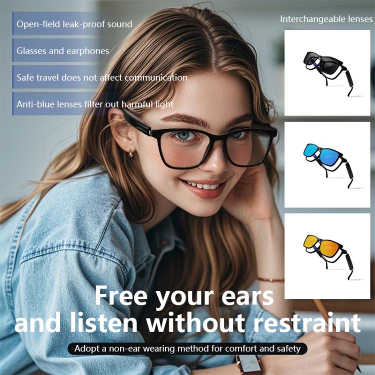 Smart Glasses, Support AI Smart Chip / Bluetooth Call / Remote Control Photography