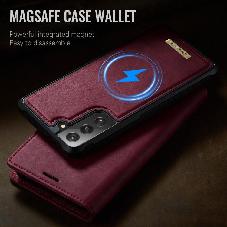 CaseMe C49 Magnetic RFID Blocking Detachable Wallet Leather Phone Case, For Samsung Galaxy S21 5G, For Samsung Galaxy S21+ 5G, For Samsung Galaxy S21 Ultra 5G, For Samsung Galaxy S20 Ultra