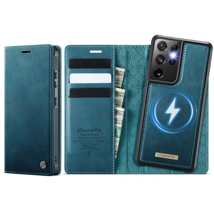CaseMe C49 Magnetic RFID Blocking Detachable Wallet Leather Phone Case, For Samsung Galaxy S21 5G, For Samsung Galaxy S21+ 5G, For Samsung Galaxy S21 Ultra 5G, For Samsung Galaxy S20 Ultra