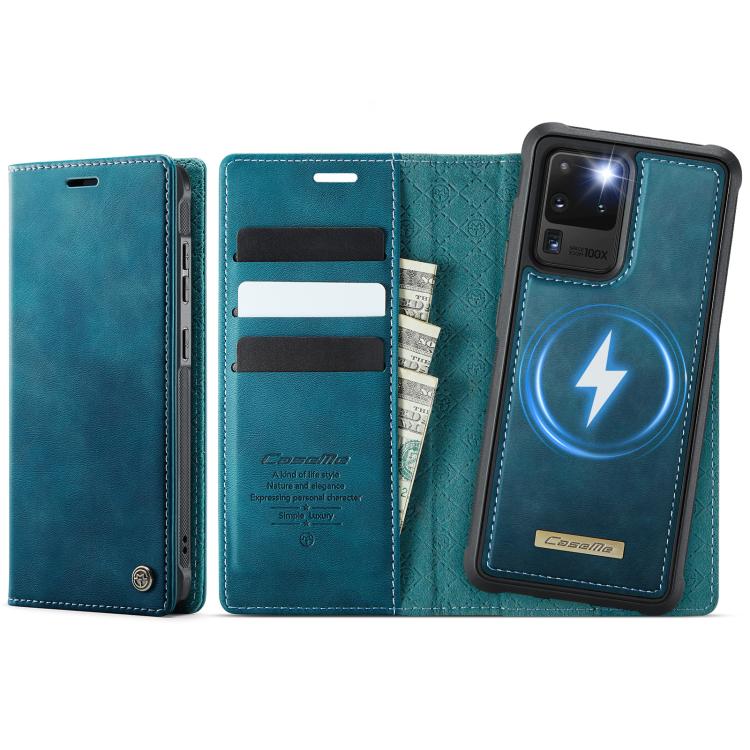 CaseMe C49 Magnetic RFID Blocking Detachable Wallet Leather Phone Case, For Samsung Galaxy S21 5G, For Samsung Galaxy S21+ 5G, For Samsung Galaxy S21 Ultra 5G, For Samsung Galaxy S20 Ultra