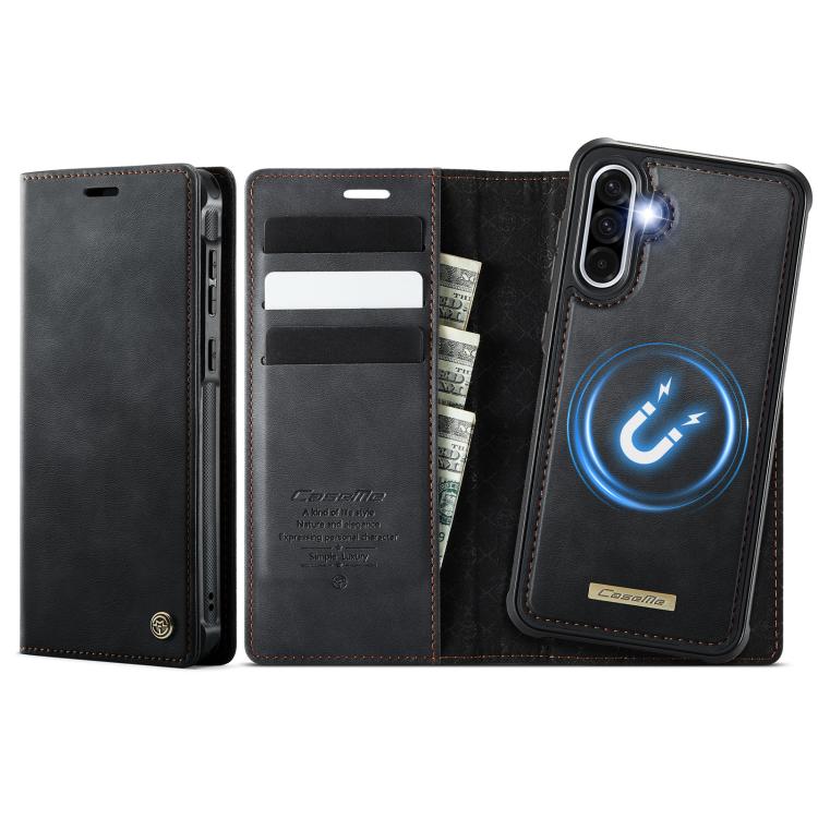 CaseMe C49 Magnetic RFID Blocking Detachable Wallet Leather Phone Case, For Samsung Galaxy A57 5G, For Galaxy S25 FE, For Samsung Galaxy S25 Edge 5G, For Samsung Galaxy A56 5G