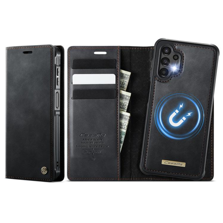 CaseMe C49 Magnetic RFID Blocking Detachable Wallet Leather Phone Case, For Samsung Galaxy S24+ / S25+, For Samsung Galaxy A14 5G / M44, For Samsung Galaxy A55 / A35 5G, For Samsung Galaxy A13 / A04s