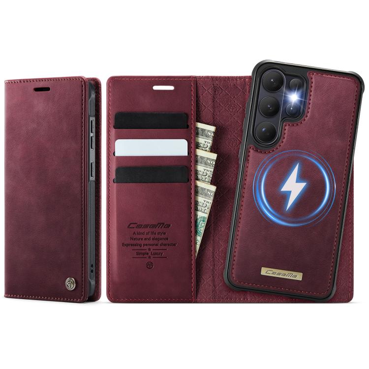 CaseMe C49 Magnetic RFID Blocking Detachable Wallet Leather Phone Case, For Galaxy S26 FE 5G, For Samsung Galaxy S26+ 5G, For Samsung Galaxy S26 Ultra 5G, For Samsung Galaxy S26 5G