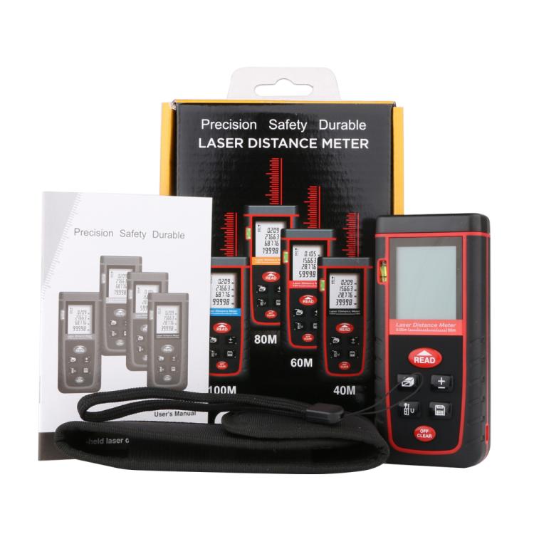 RZ-S60 Tragbares Hand-Laser-Entfernungsmessgerät, Messbereich: 60 m, RZ-S60