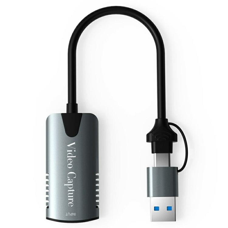 HU-04A 1080P 60Hz HDMI-zu-Typ-C / USB 2-in-1 Video-Capture-Karte, HU-04A