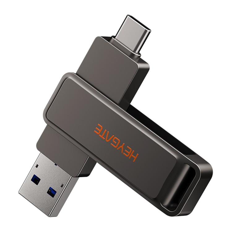 HEYGATE L1 Flash-Laufwerk 2-in-1 USB-A + USB-C / Typ-C High-Speed Speicherstick, 32 GB, 64 GB, 128 GB, 256 GB