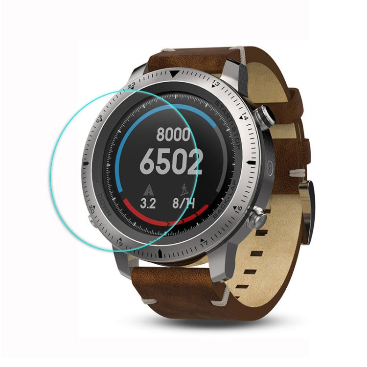 0.26mm 2.5D Hartglasfolie, für Fitbit Blaze, für Fitbit Versa, für Galaxy Watch R500, für Samsung Gear S2, für Samsung Gear S3, für Galaxy Watch Active 42mm, für Garmin Edge 1030, für Garmin vivoactive 3, für Garmin vivoactive HR
