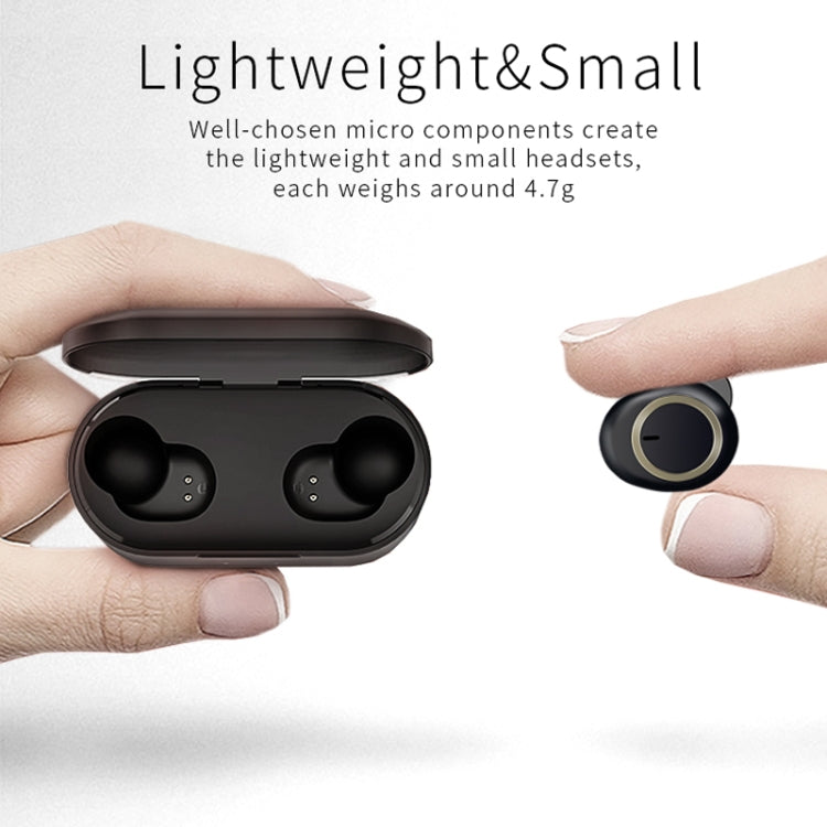 TWS-A1 Bluetooth-Headset 5.0 True Wireless Mini unsichtbare Sport-Lauf-Musik-Ohrhörer mit Ladebox und Mikrofon