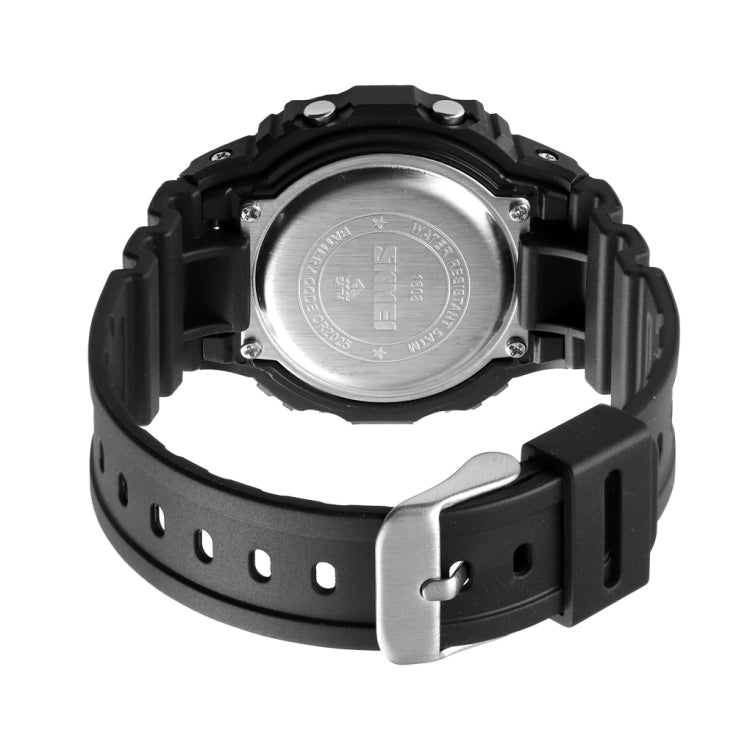 Skmei 1608 Multi-Function Student Electronic Watch Waterproof Timing Silicone Sports Watch