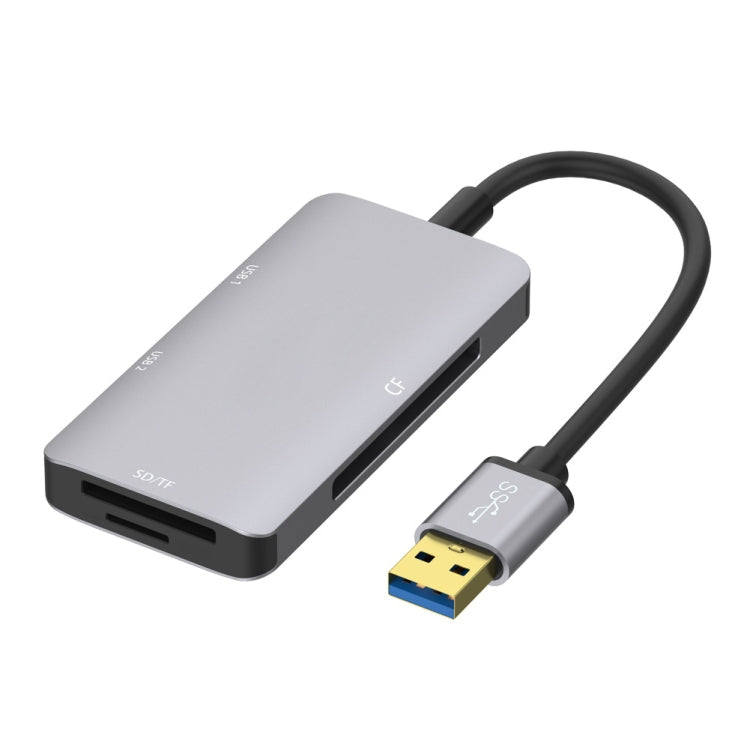 Onten 8107 USB3.0 HUB mit CF SD TF Kartenleser, 8107