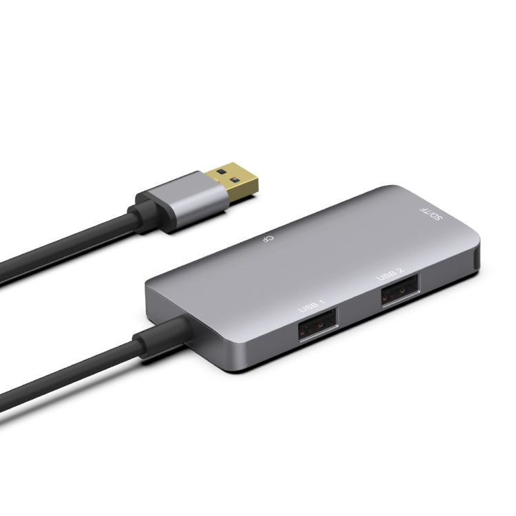 Onten 8107 USB3.0 HUB mit CF SD TF Kartenleser, 8107