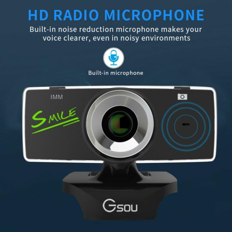 B01 HD-Webcam Integriertes Mikrofon Intelligente Webkamera USB-Streaming-Live-Kamera mit Rauschunterdrückung