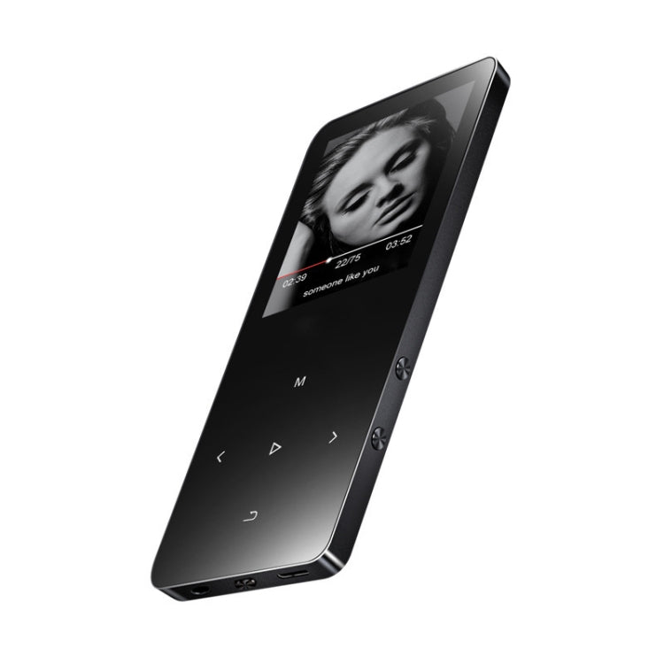 X2 16GB 1,8 Zoll Touchscreen Metall Bluetooth MP3 MP4 Hi-Fi Sound Musik-Player (Schwarz)