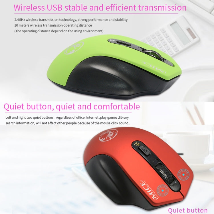 iMICE 2,4 GHz 1600 DPI einstellbare optische Computermaus mit USB 3.0-Empfänger, TBD003784801A, TBD003784801B, TBD003784801C, TBD003784801D, TBD003784801E, TBD003784801F, TBD003784801G, TBD003784801H